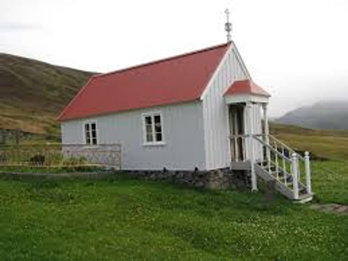 Knappstaðakirkja in north-iceland