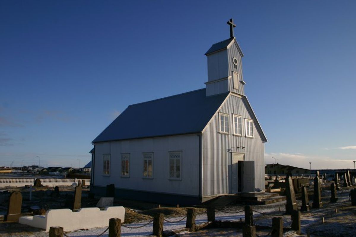 Stokkseyrarkirkja in south-iceland — photo 2