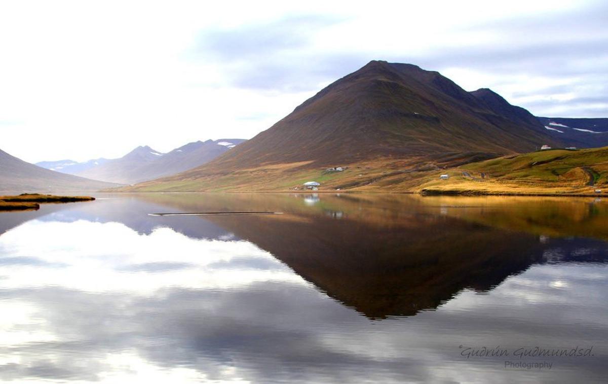 Ólafsfjarðarvatn in north-iceland