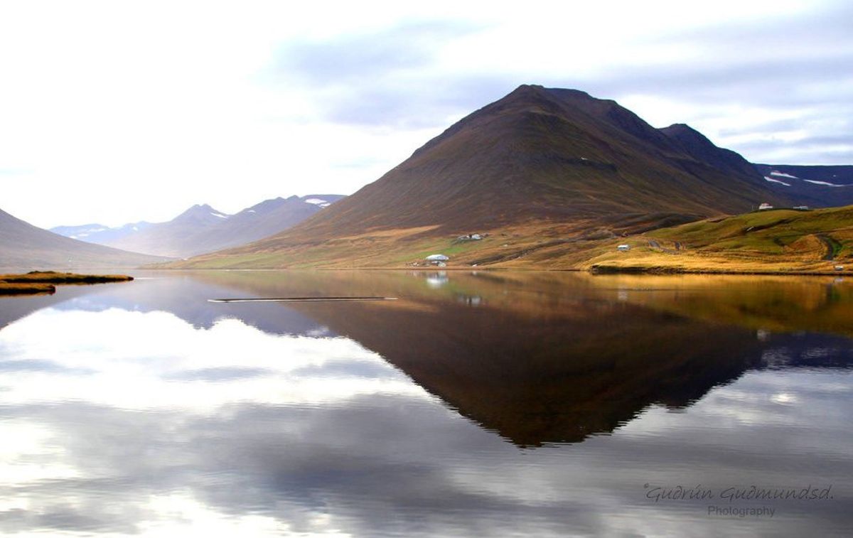 Ólafsfjarðarvatn in north-iceland