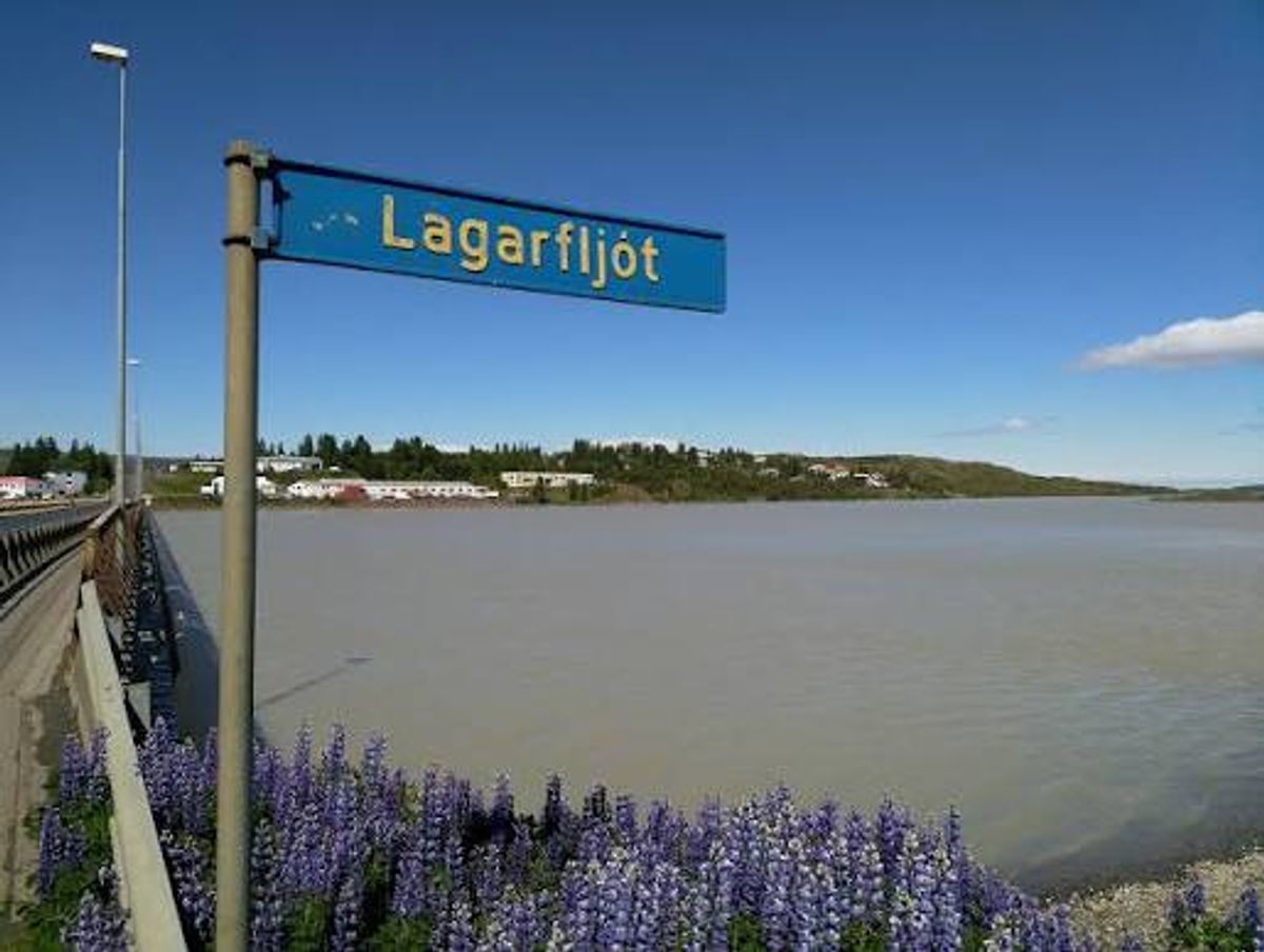 Lagarfljót in east-iceland