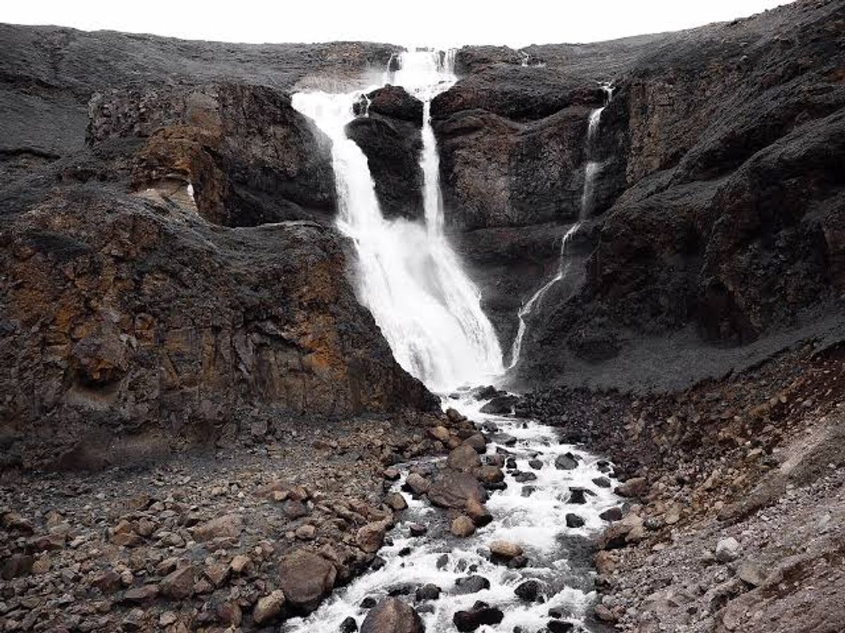 Rjúkandifoss Waterfall