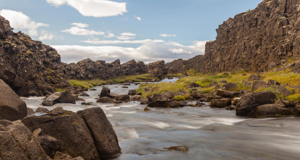 Öxará River & Almannagjá Rift