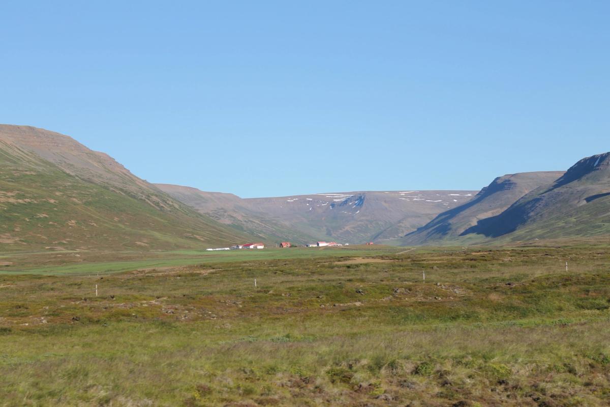 Hrolleifsdalur in north-iceland