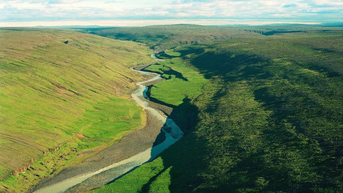 布伦达谷 in north-iceland