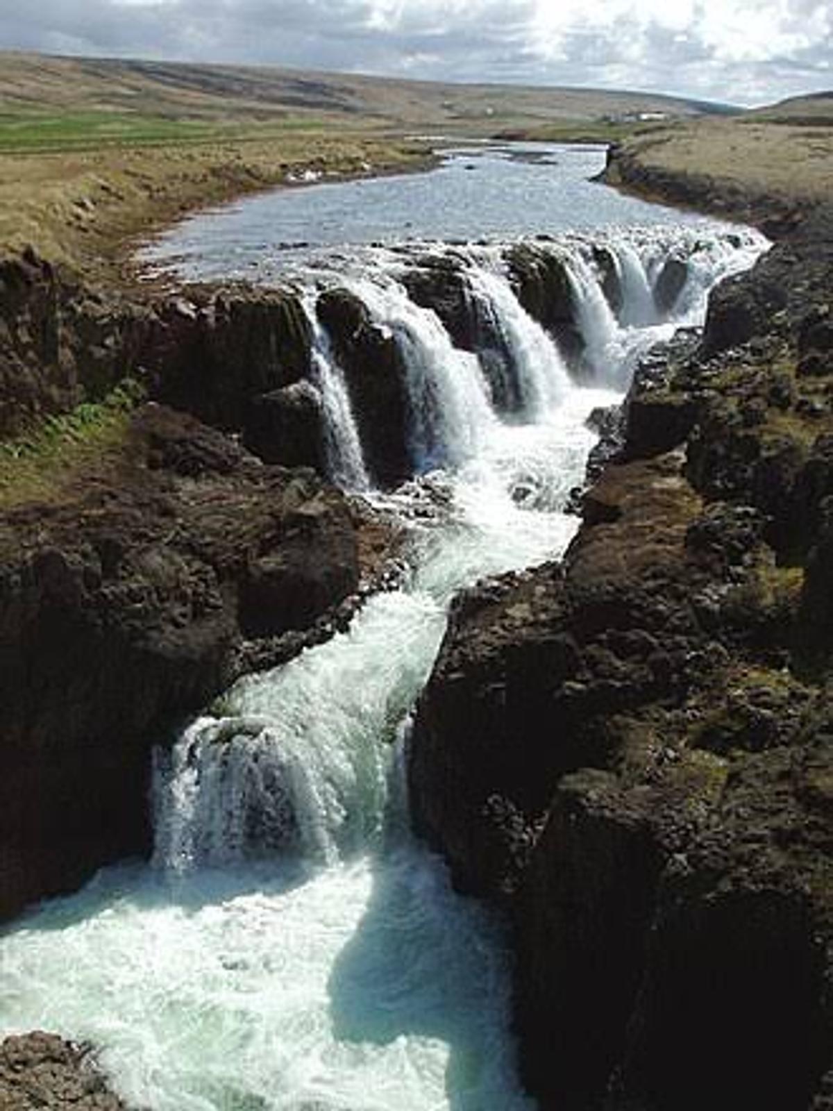 Kolufossar in north-iceland