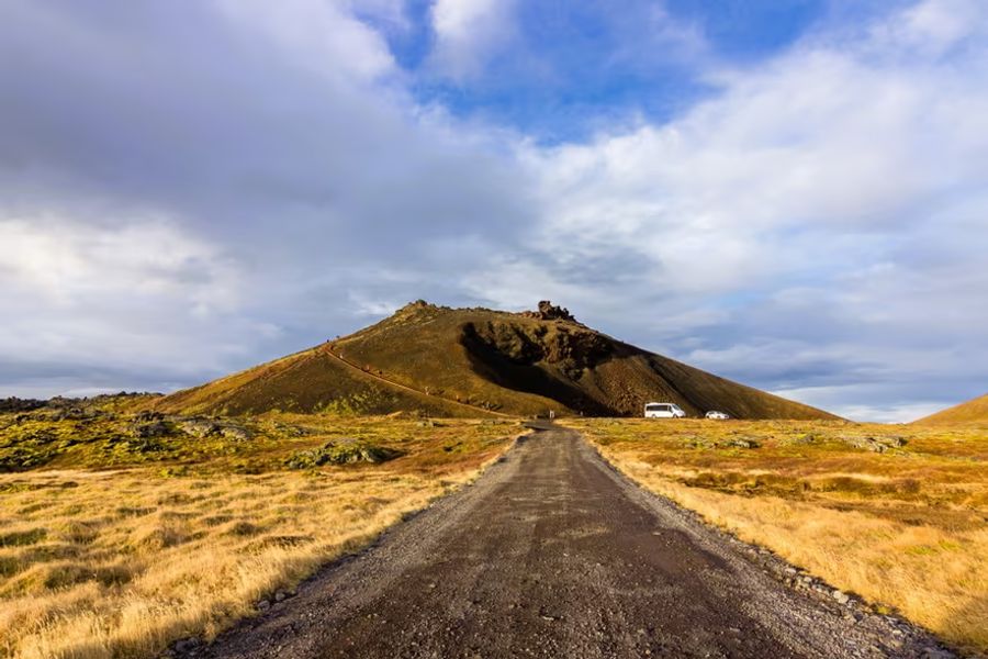 Saxhóll Crater