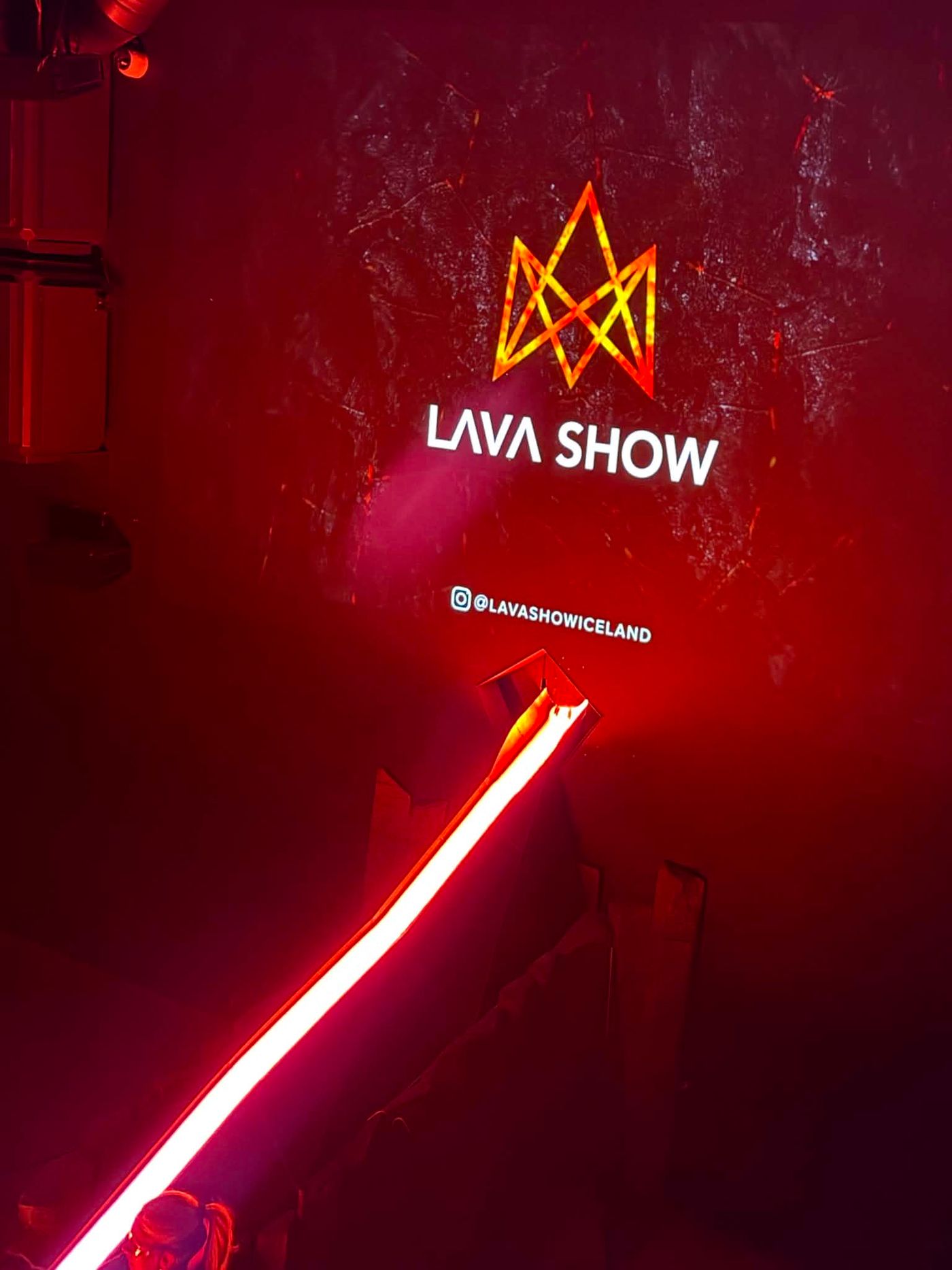First-hand photo from the Lava Show Reykjavík presentation
