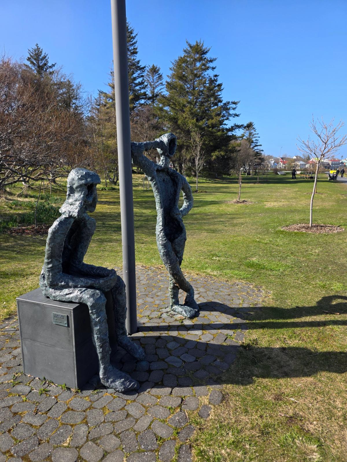 Piltur og stúlka