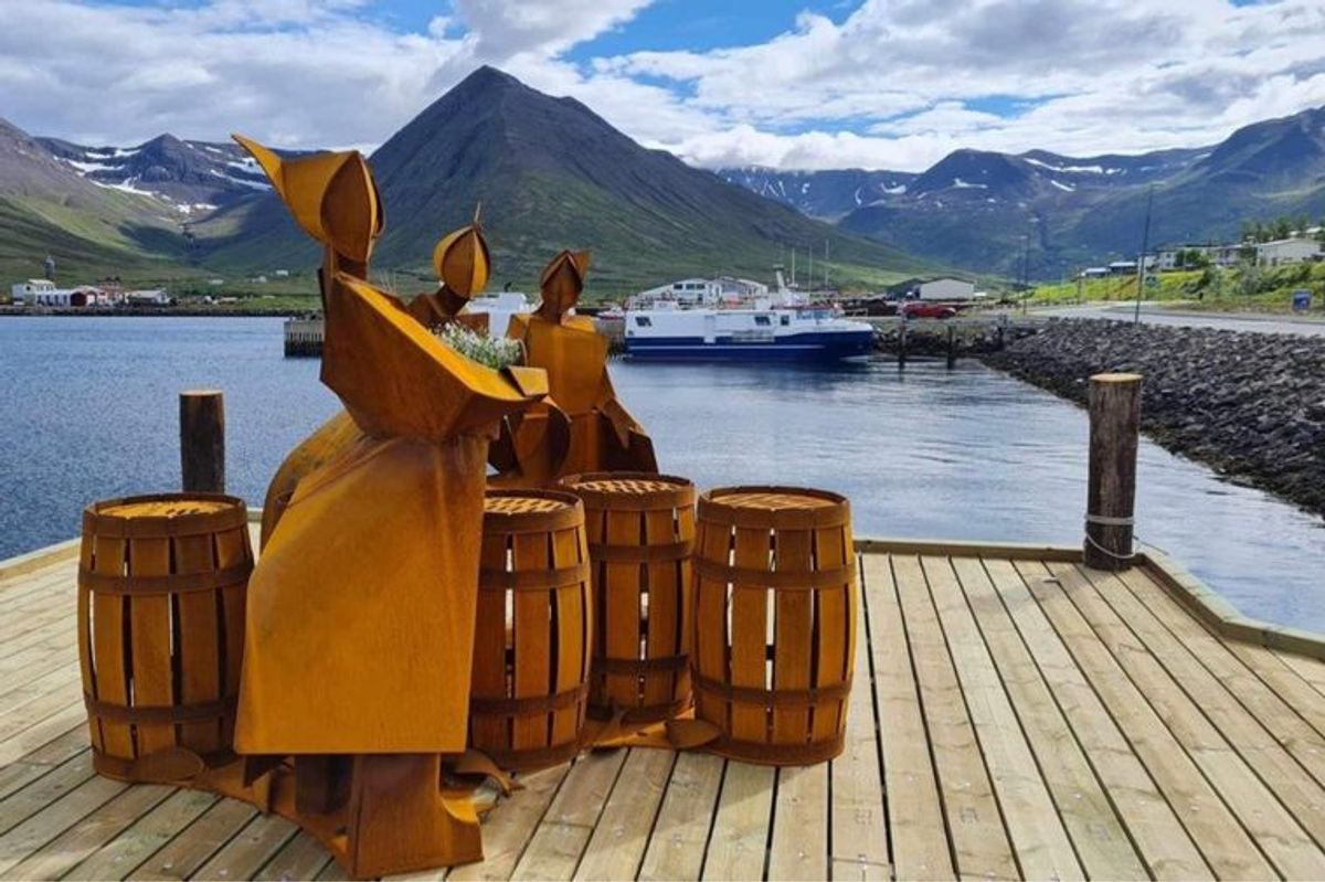 鲱鱼女孩 in north-iceland