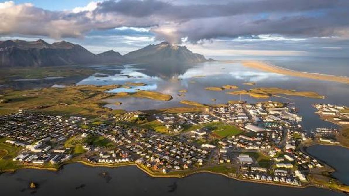 Hornafjörður in east-iceland