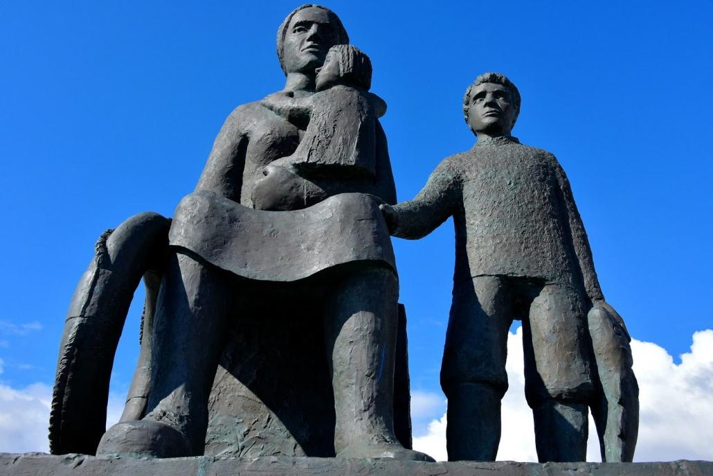 Minnismerki um drukknaða sjómenn á Hvammstanga