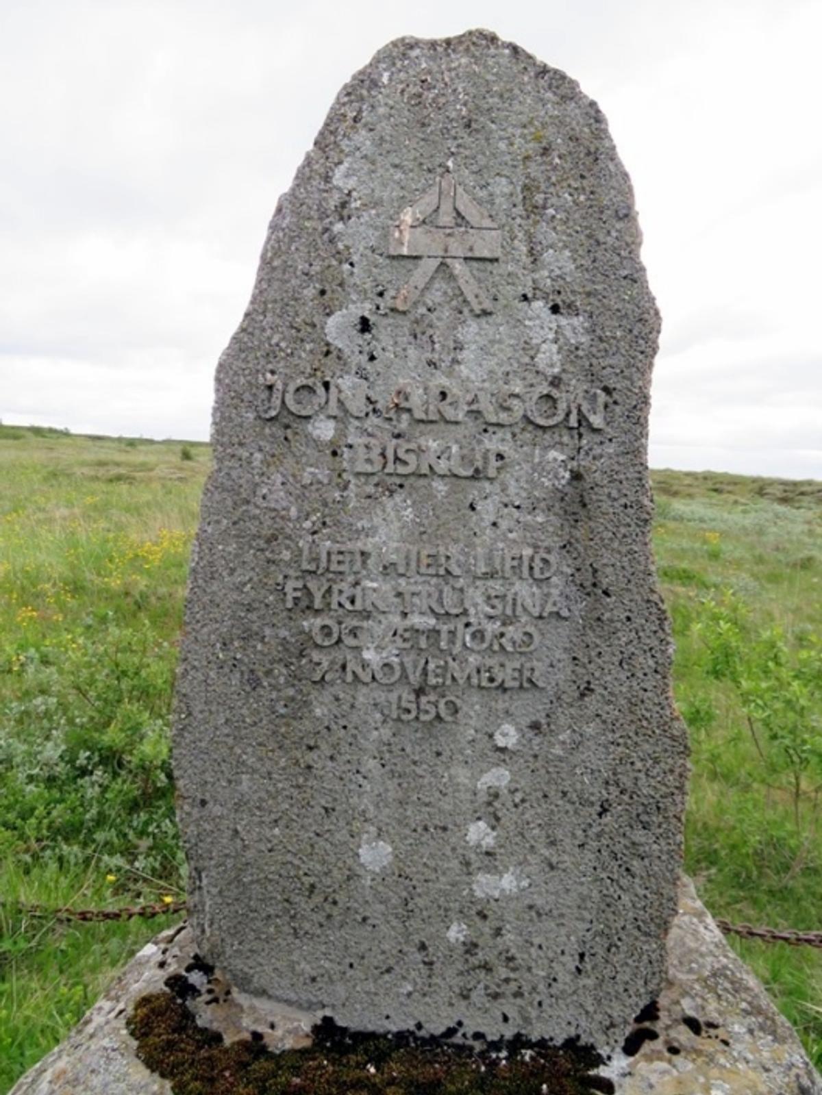 Jón Arason memorial