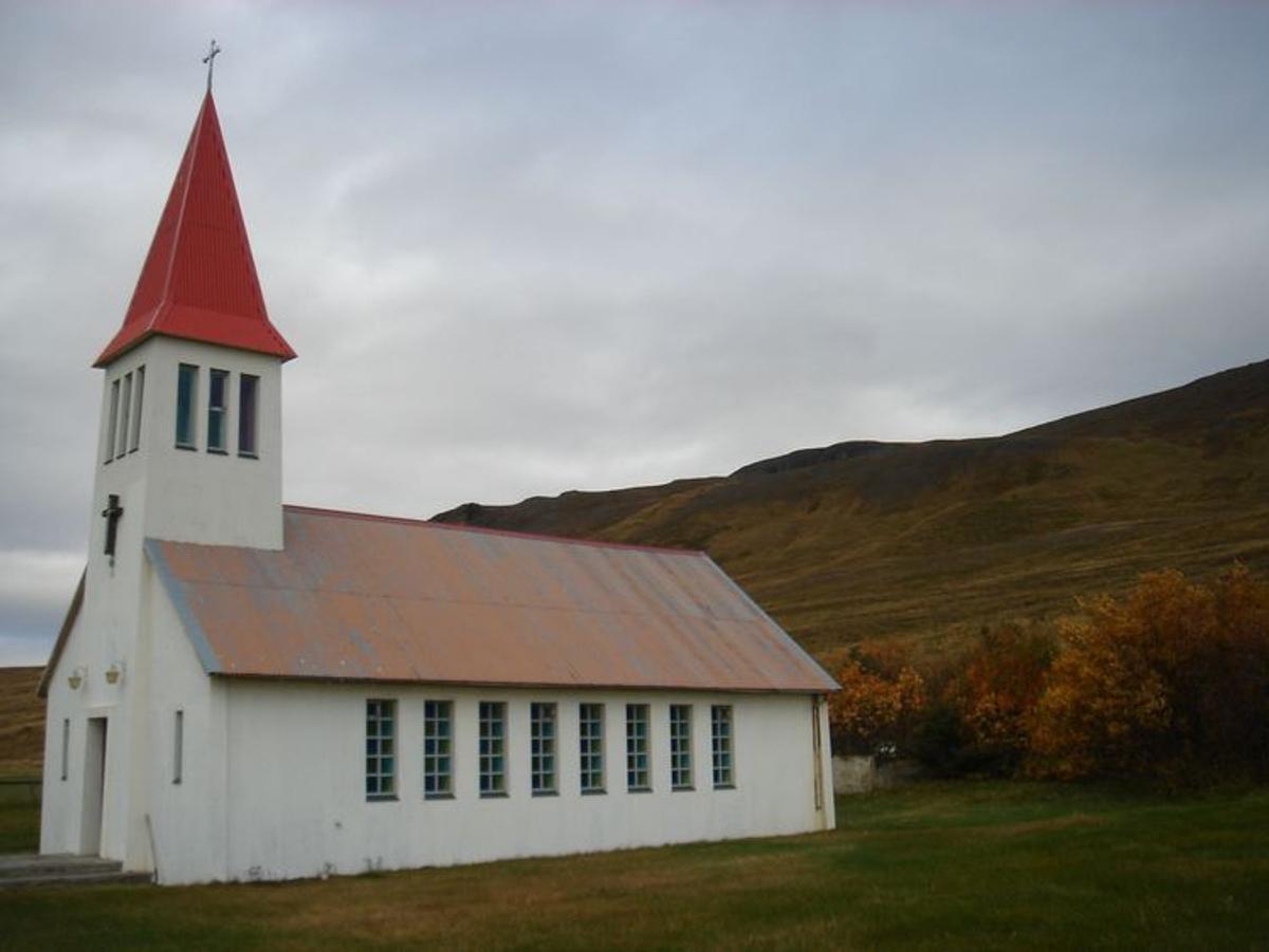 Höskuldsstaðakirkja in north-iceland