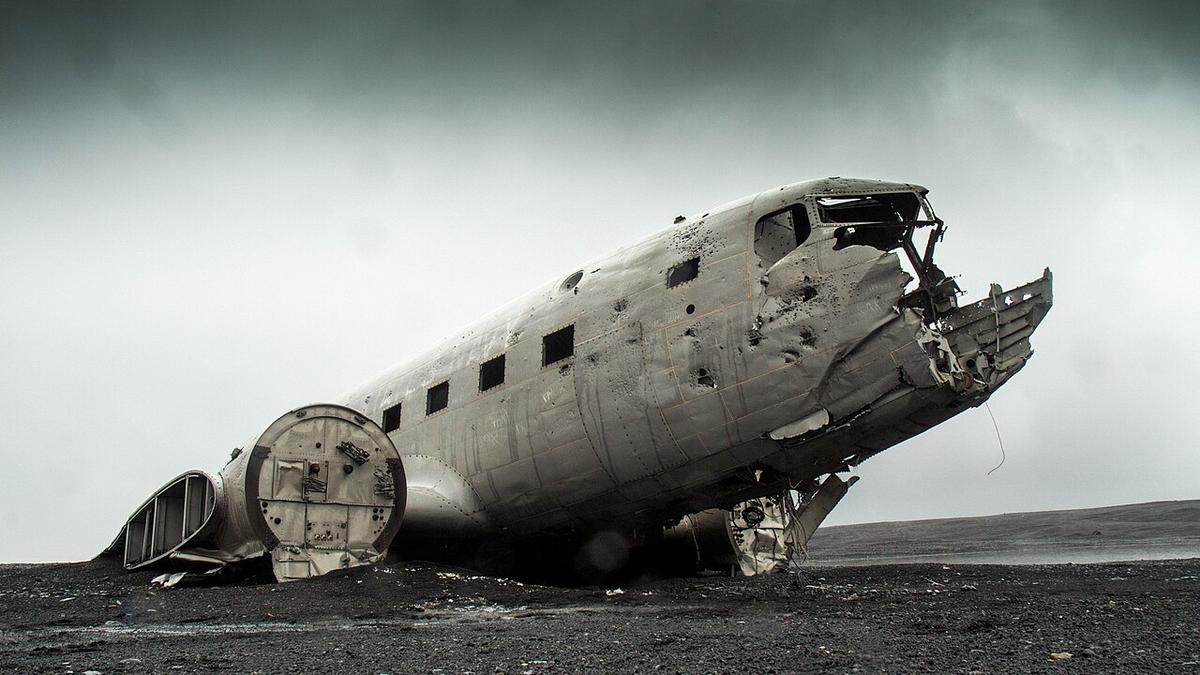 Airplane C-47 Skytrain crash site