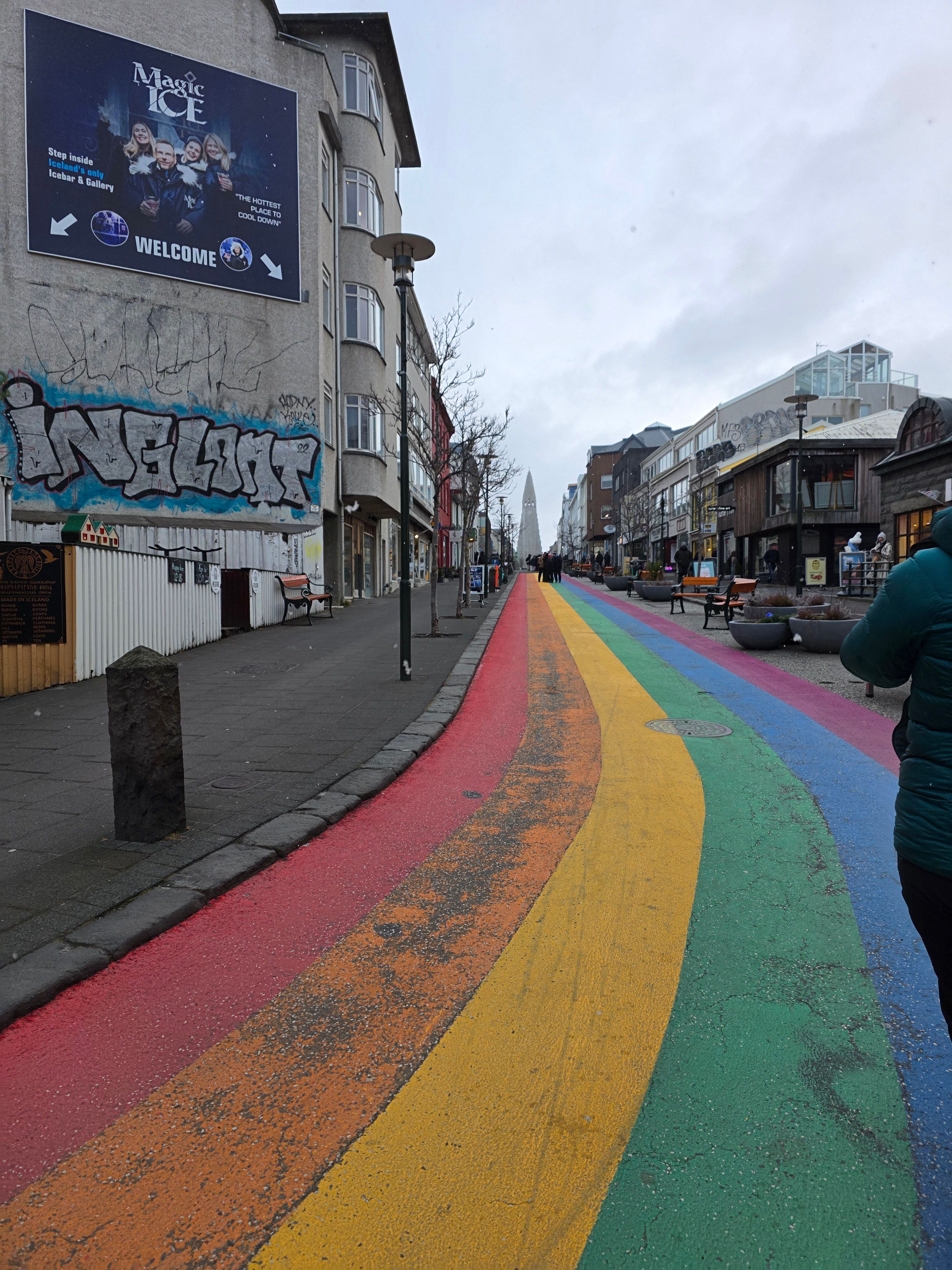 Skólavörðustígur (Rainbow Street)