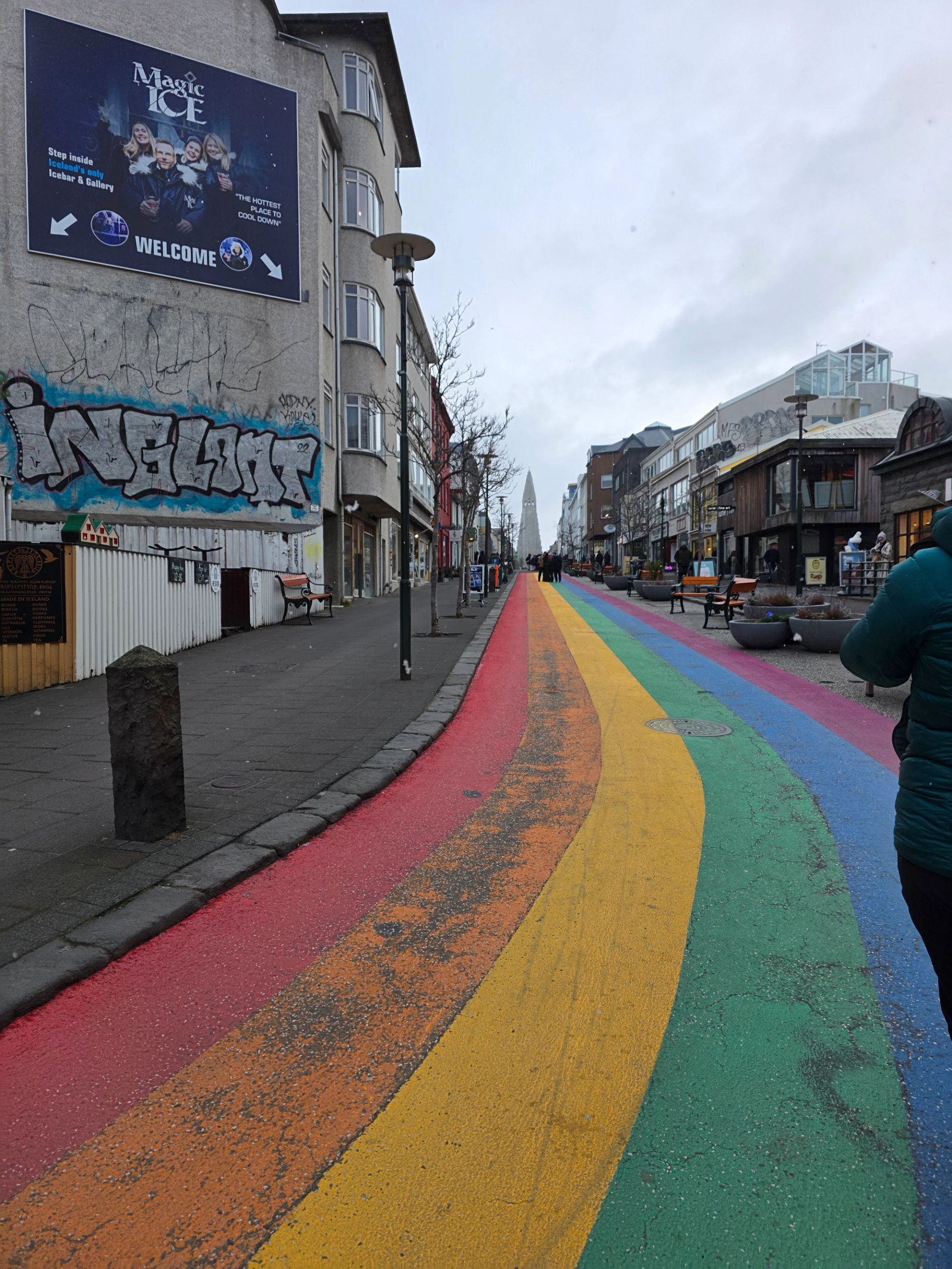 Skólavörðustígur (Rainbow Street)