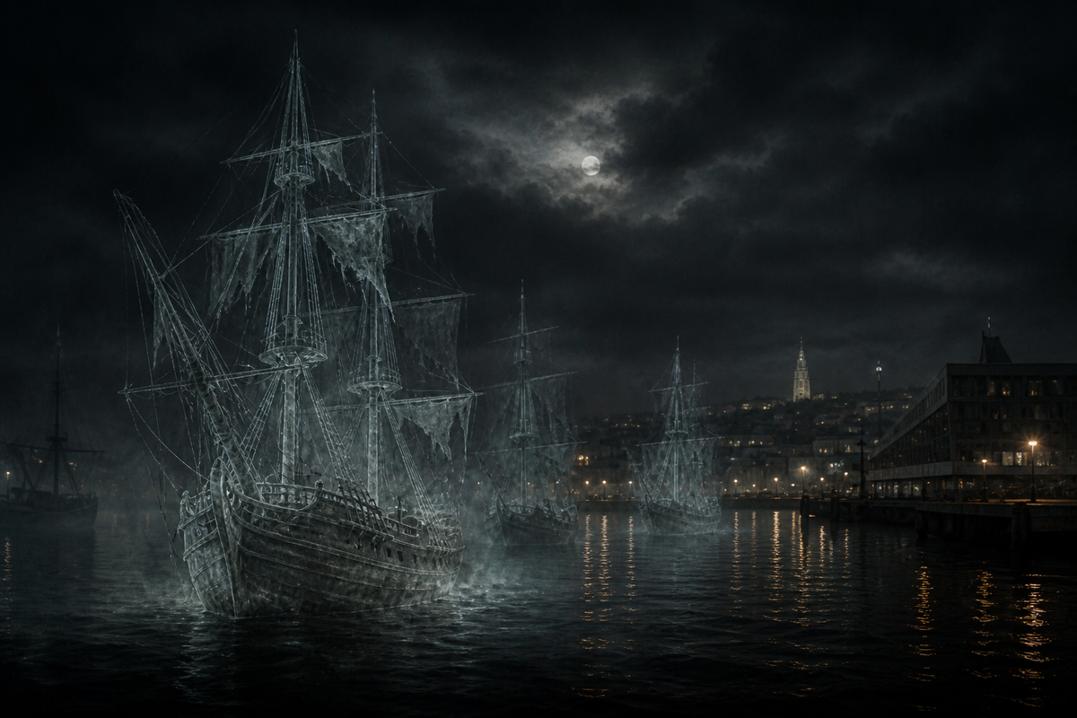 Ghost Ships of Reykjavík Harbor