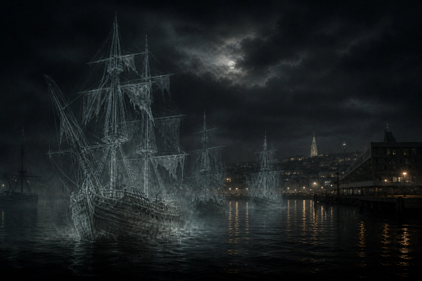 Ghost Ships of Reykjavík Harbor