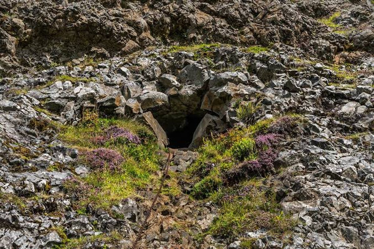 Paradísarhellir in south-iceland — photo 5