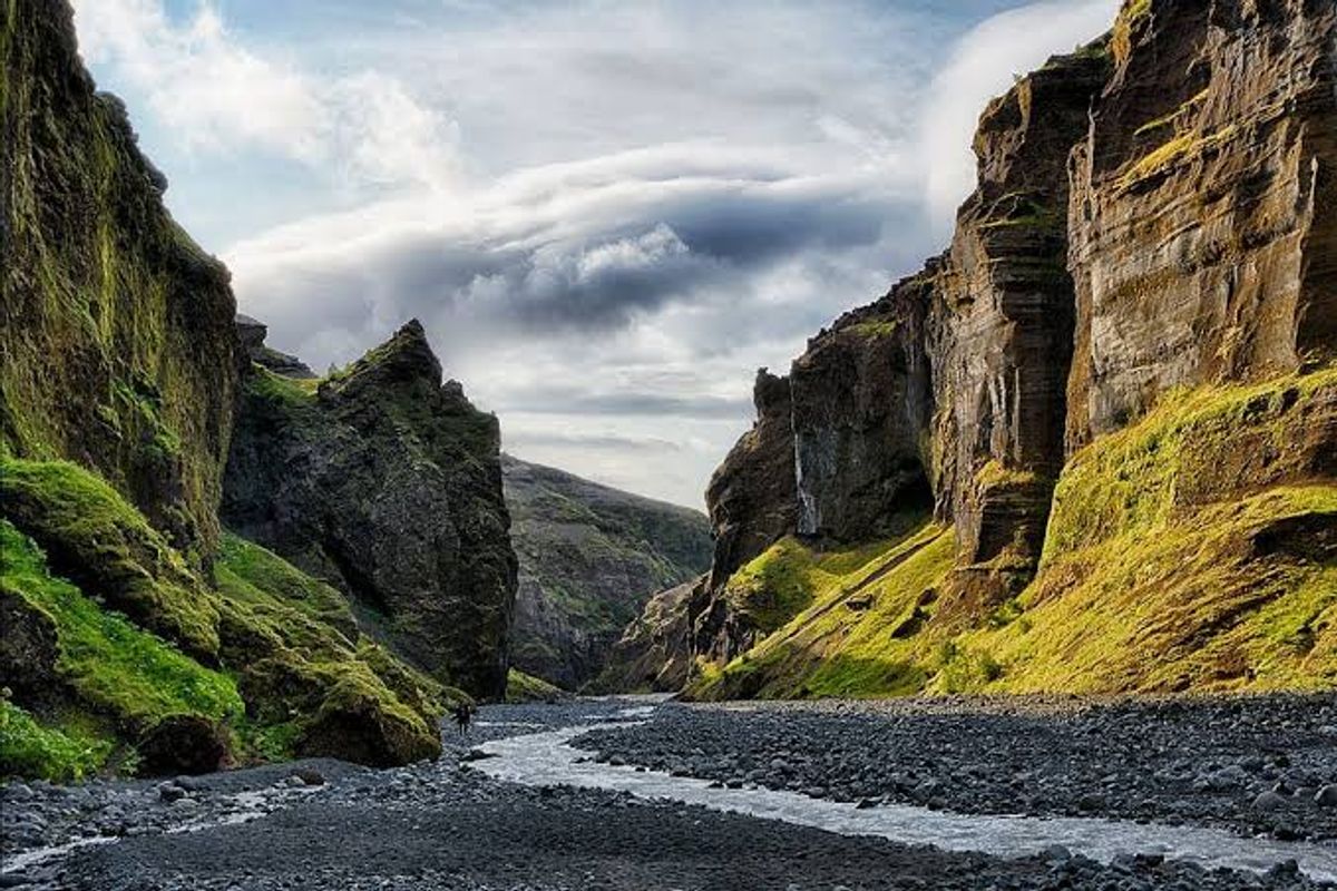 Cañón Stakkholtsgjá in south-iceland