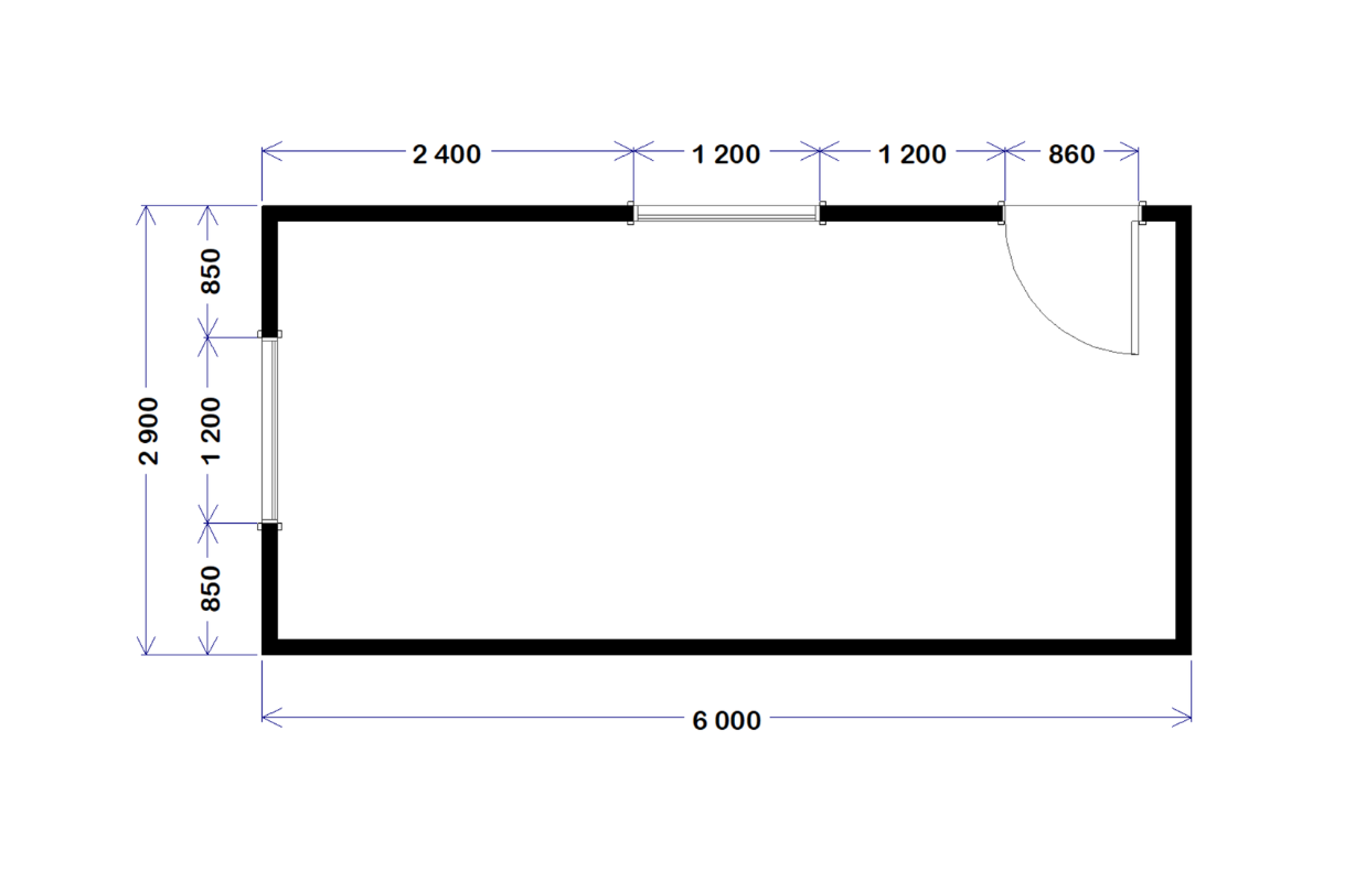 Site Office - 6.0m x 2.9m