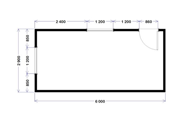 Site Office - 6.0m x 2.9m
