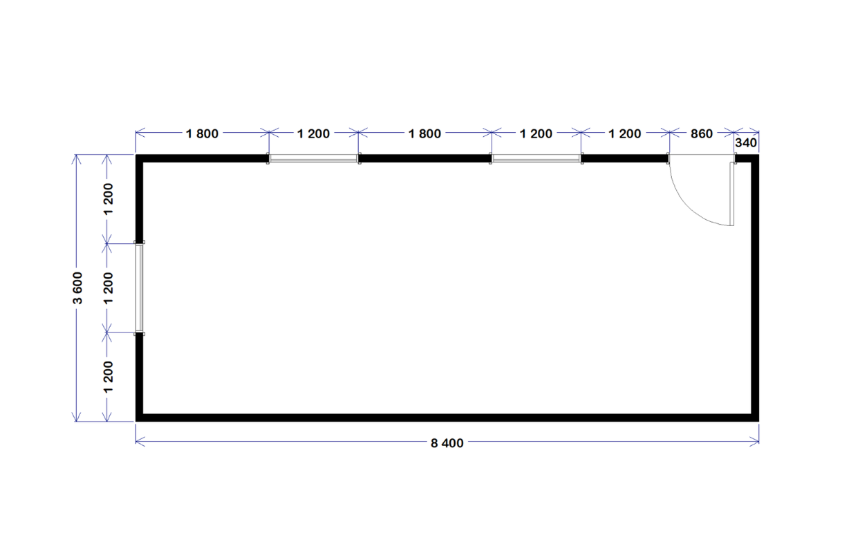 Site Office - 8.4m x 3.6m