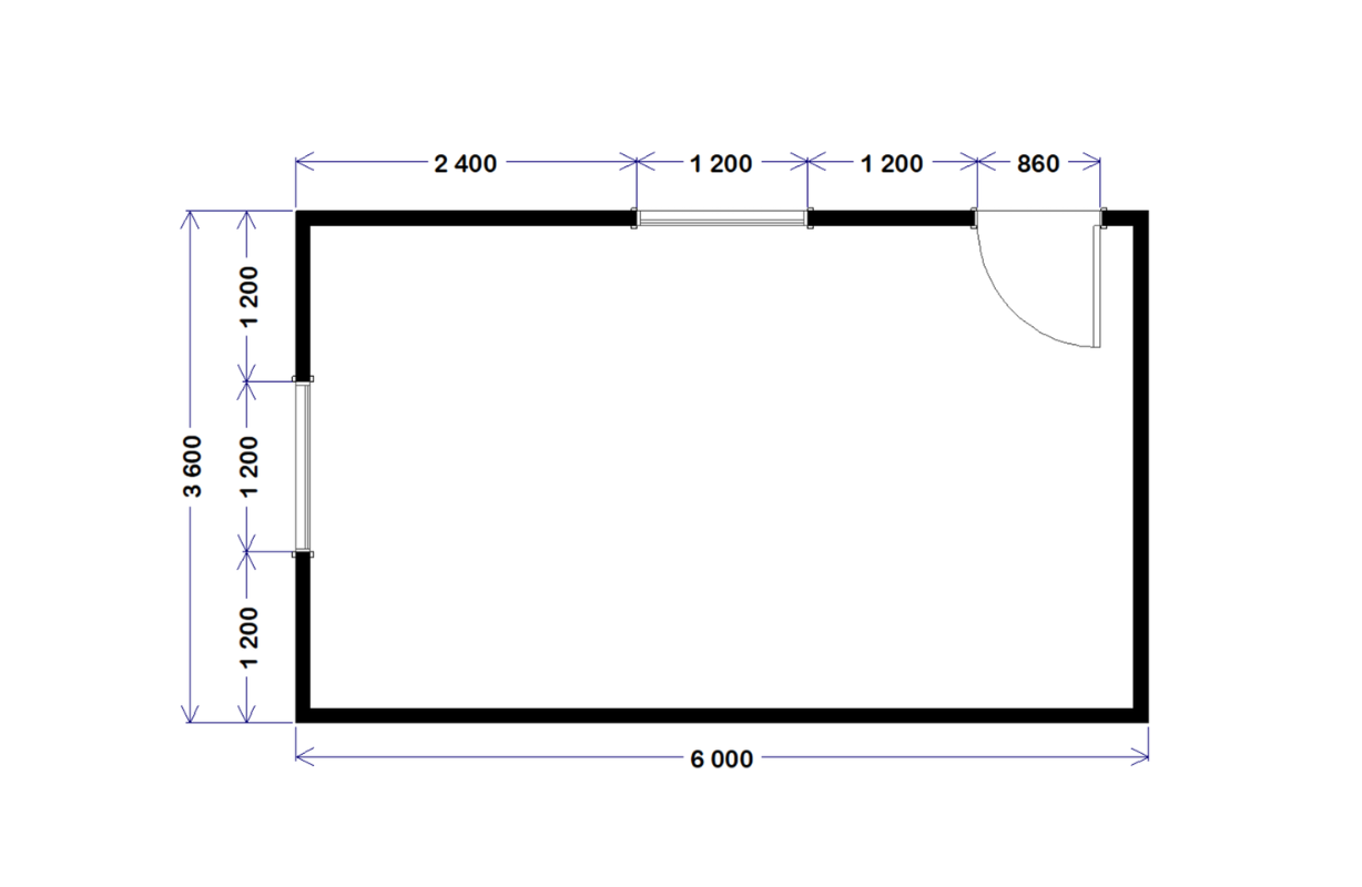 Site Office - 6.0m x 3.6m