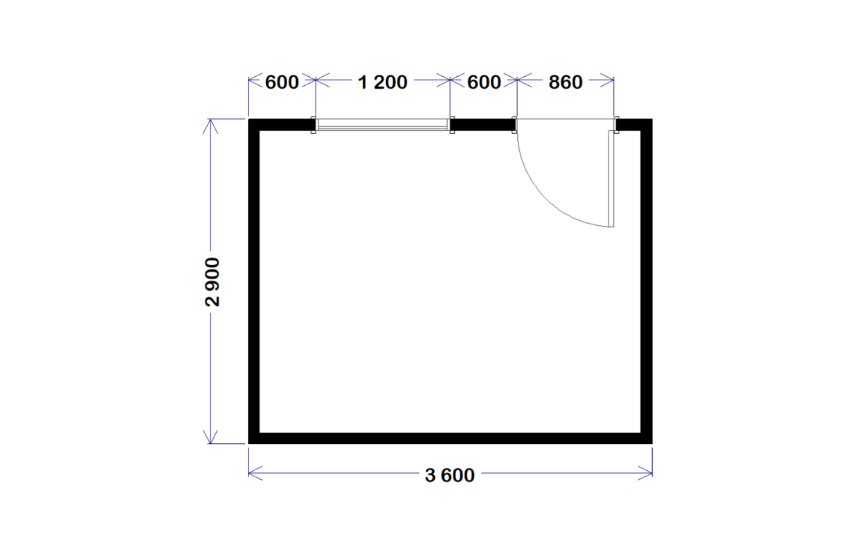 Site Office - 3.6m x 2.9m