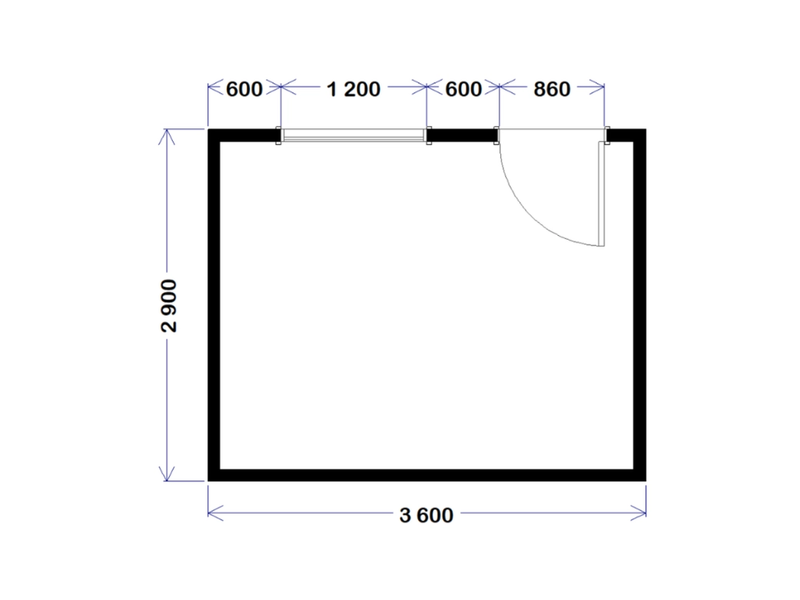 Site Office - 3.6m x 2.9m