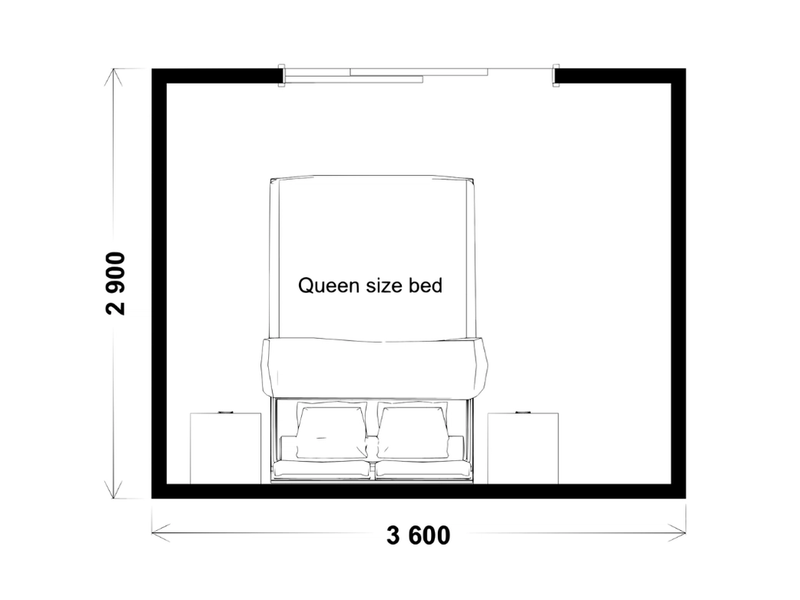 Sleepout - 3.6m x 2.9m