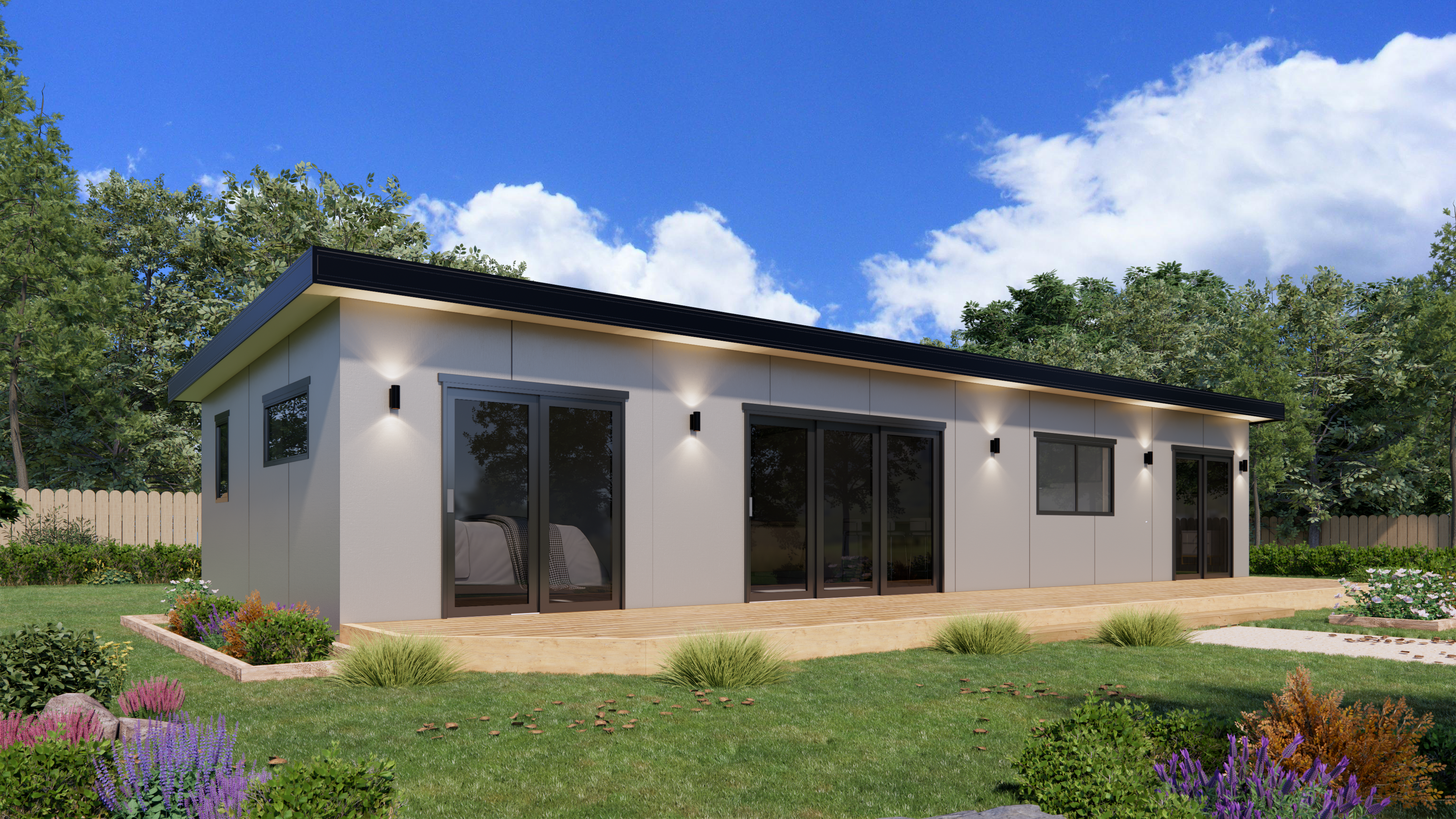 Exterior portable structure showcase