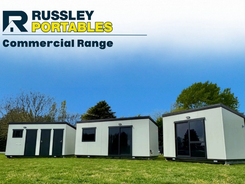 Russley Portables commercial brochure cover