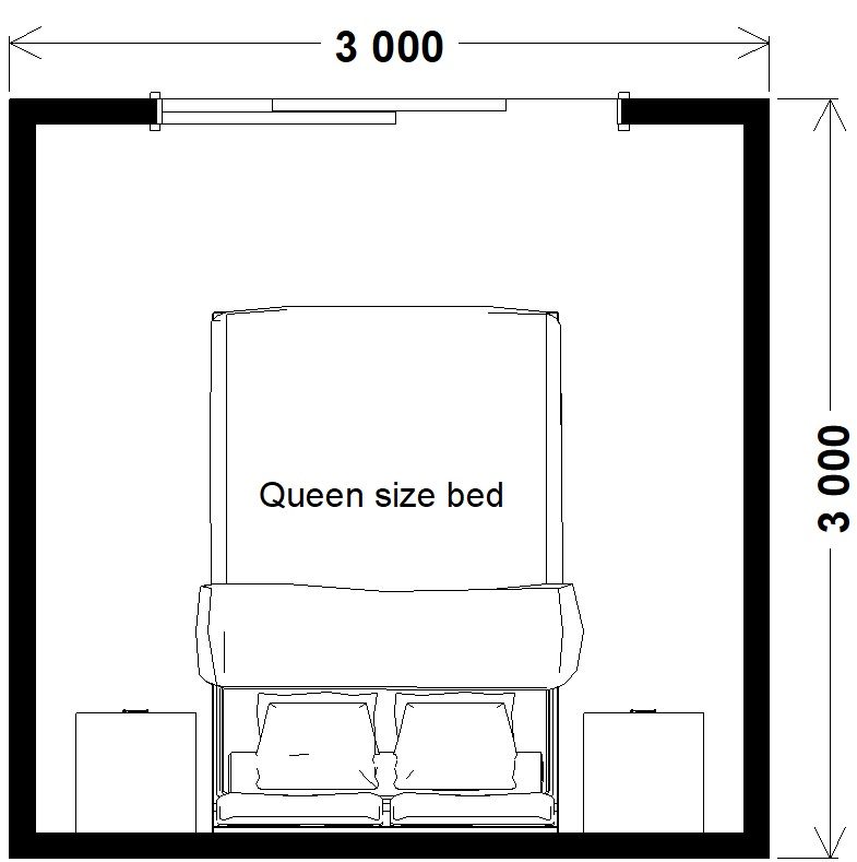 Sleepout - 3.0m x 2.9m