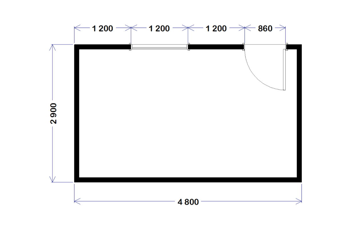 Site Office - 4.8m x 2.9m