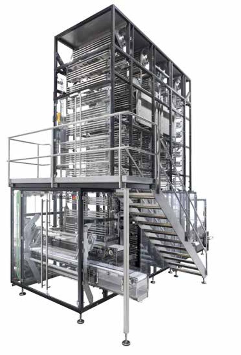 LoeschPack LOOP buffering system with access platform and stairs