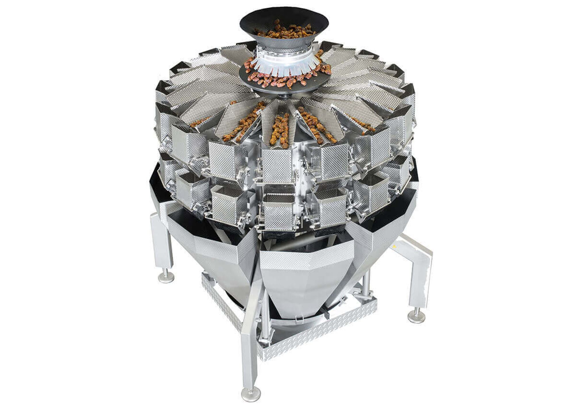 A Hastamat CP Hygienic Design weigher built for wet and cold production areas.