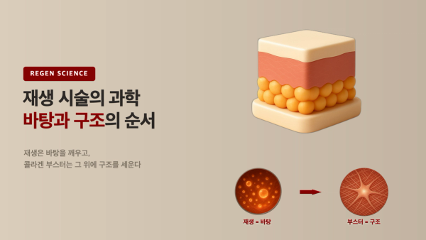 재생 시술의 과학 - 줄기세포와 콜라겐 부스터는 어떻게 함께 작동할까