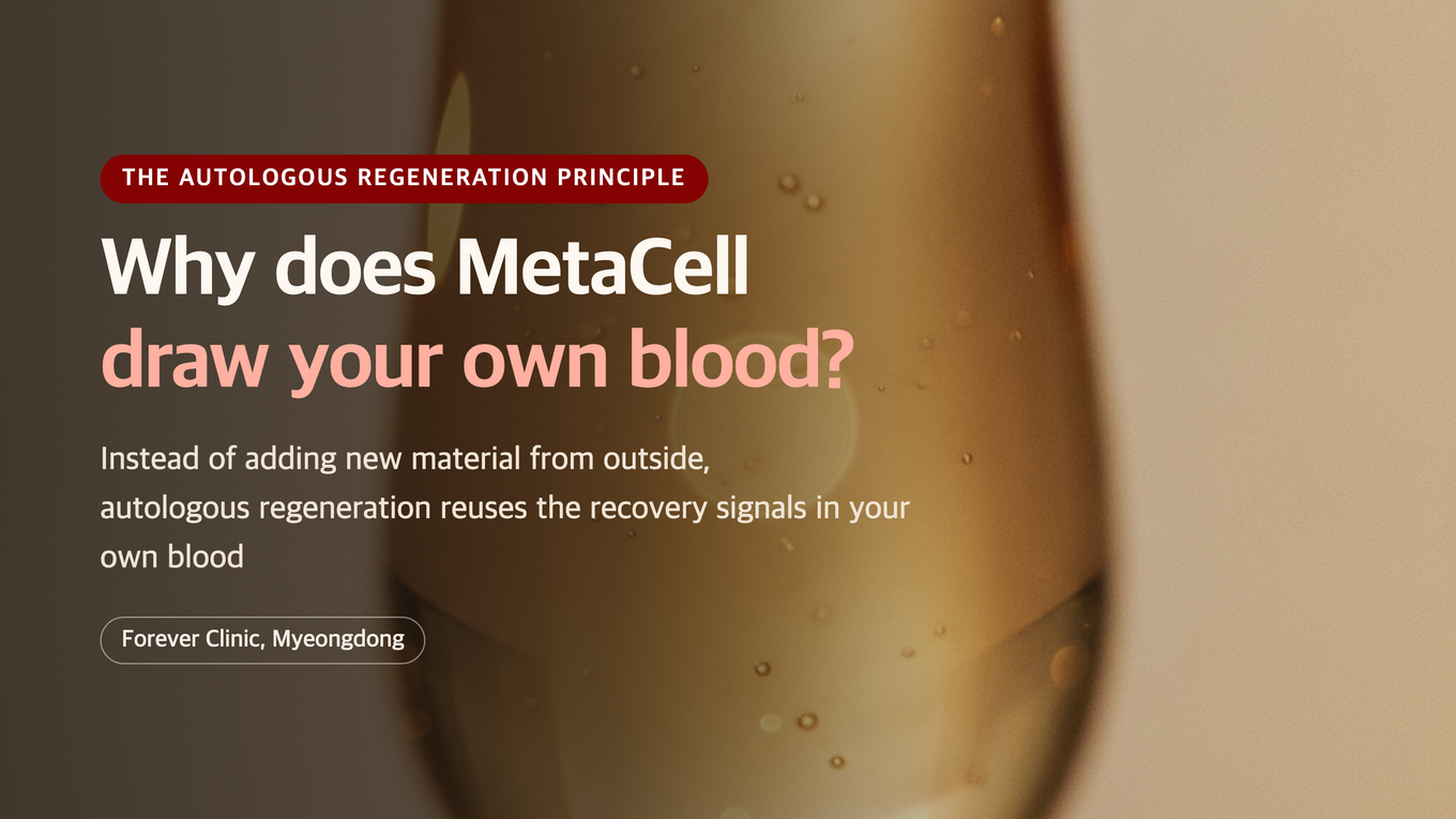 Why Does MetaCell Draw My Blood? / Using the Recovery Signals in Your Blood Instead of Adding New Substances