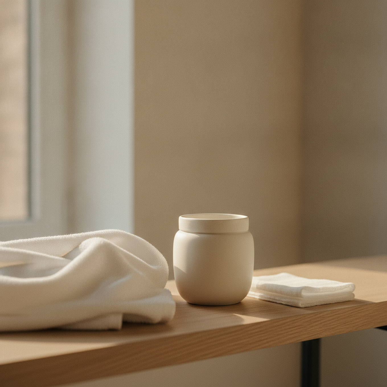 During the months of remodeling, basic moisture and calming support the result