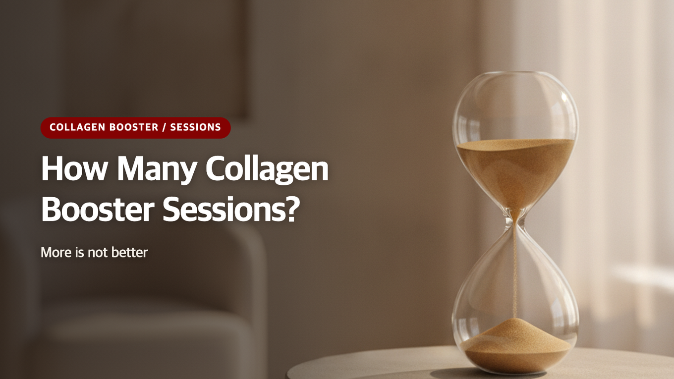 How many collagen booster sessions you need, and why frequency and timing matter
