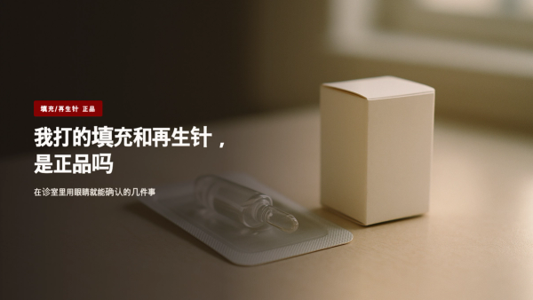 我打的填充和再生针是正品吗?诊室里自己就能确认的几件事