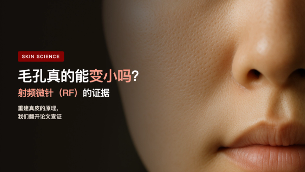 毛孔真的能变小吗?射频微针(RF)的临床证据