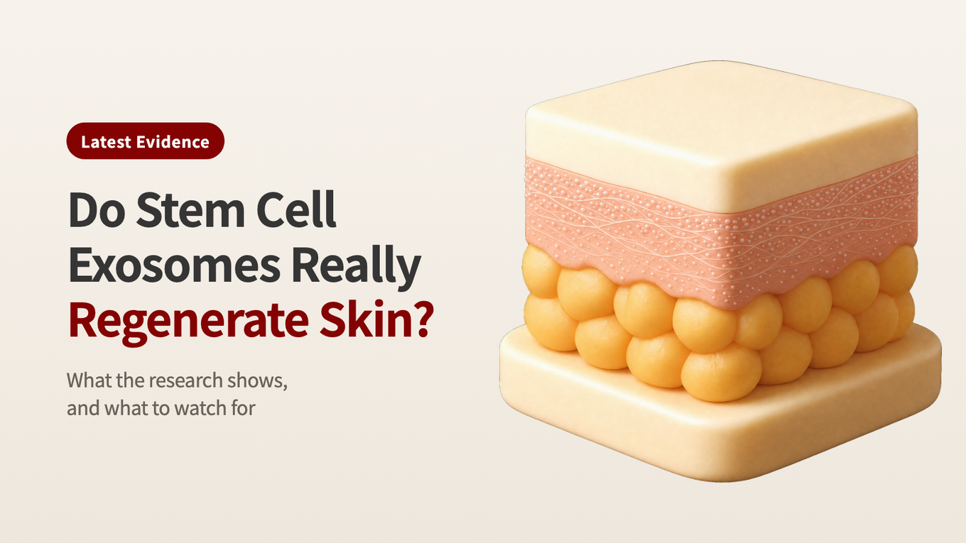 Do stem cell exosomes really regenerate skin? / What the research shows and what to watch for
