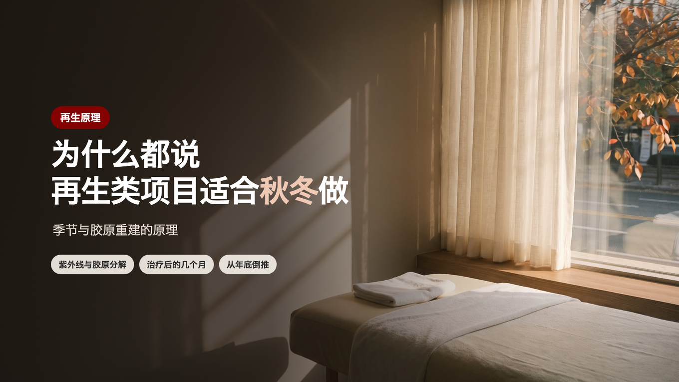 为什么都说再生类医美项目适合秋冬做 - 紫外线、季节与胶原重建的原理
