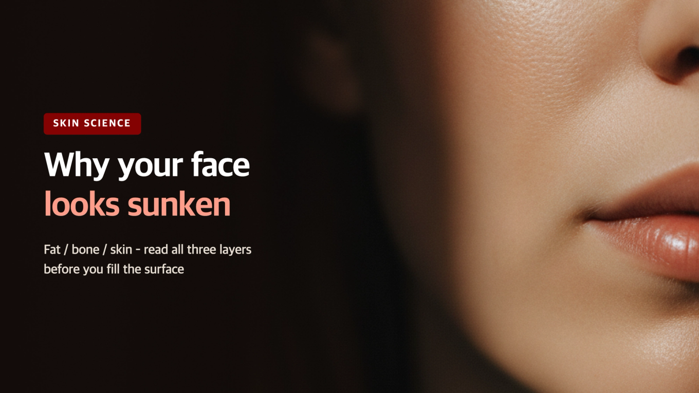 Understanding the Real Reasons Your Face Looks Sunken - Avoiding the Mistake of Only Surface Filling by Considering Fat, Bone, and Skin Layers