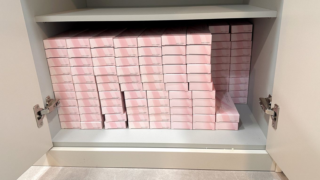 韩国·明洞院在库的高瑞（液态PCL）正品盒 - 再生思路的代表材料