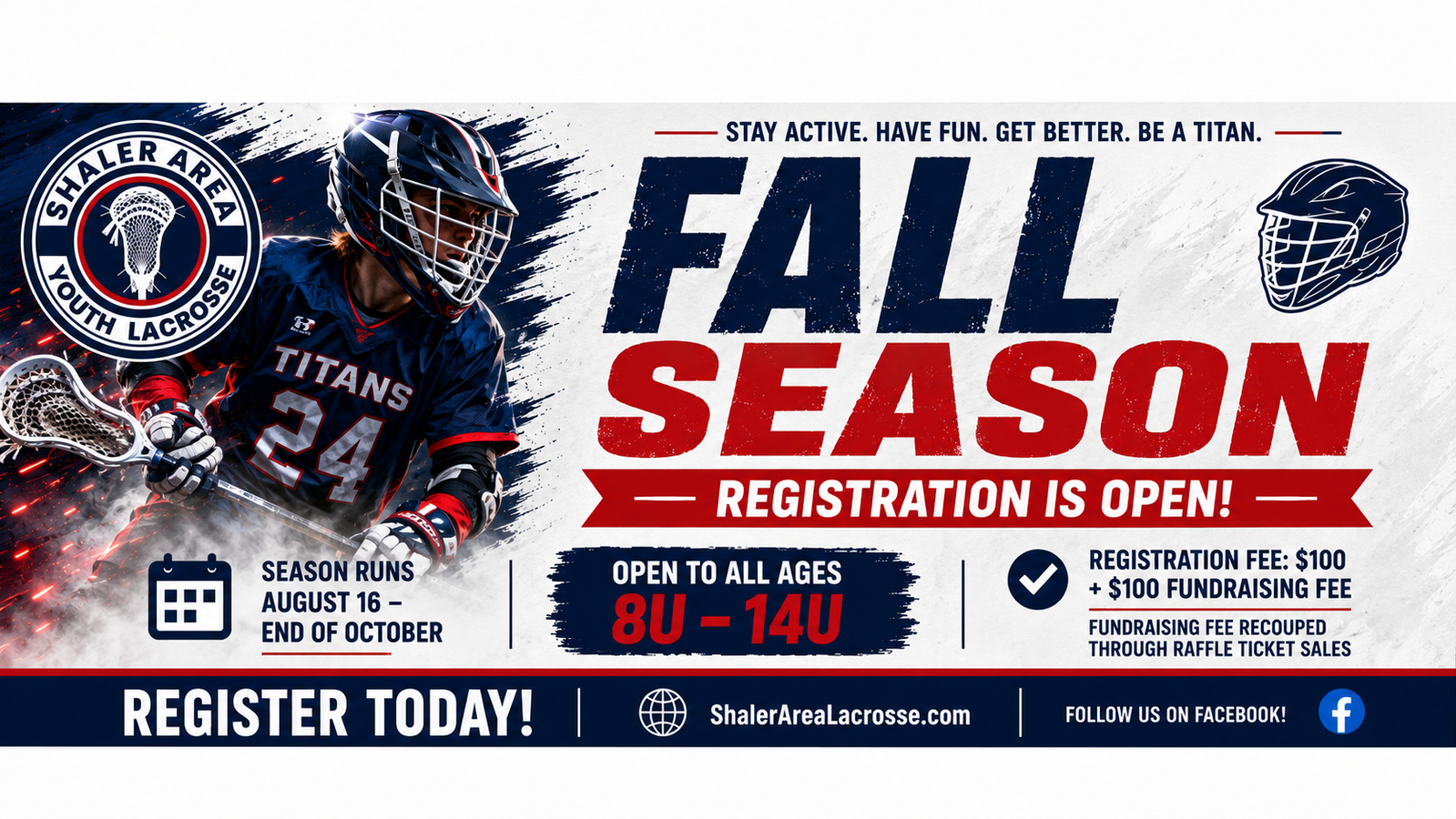 Fall Registration is Open