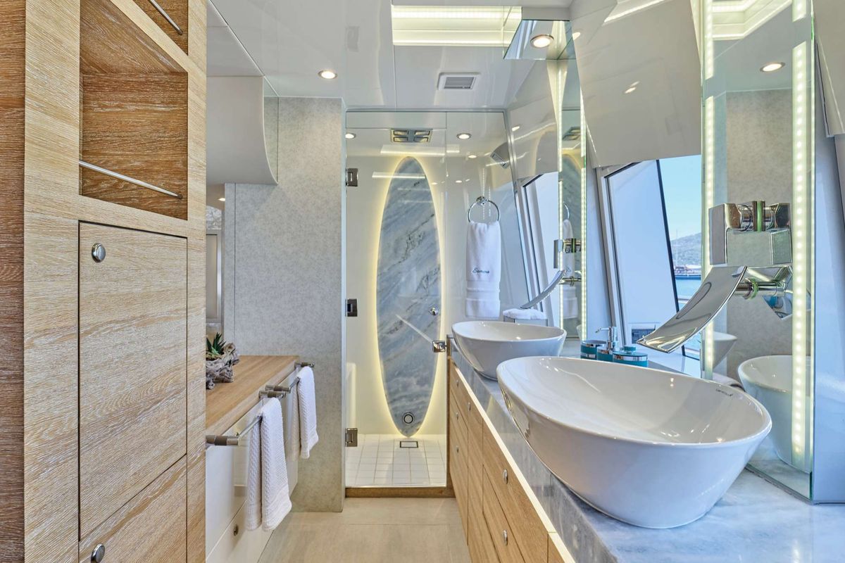 Master cabin bathroom